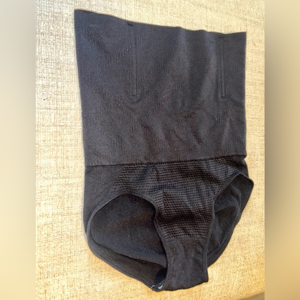 Black Seamless Shapewear Bodysuit Sculpting High Waist Control Smoothing